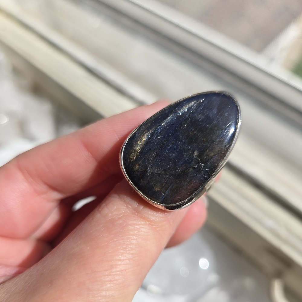 Blue Labradorite Ring - image 8